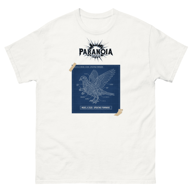 Pigeon - conspiracy t-shirt design by ParanoiaPrints