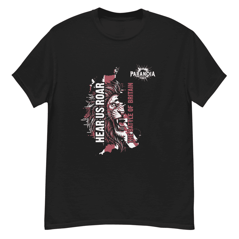 Here US ROAR! - conspiracy t-shirt design by ParanoiaPrints