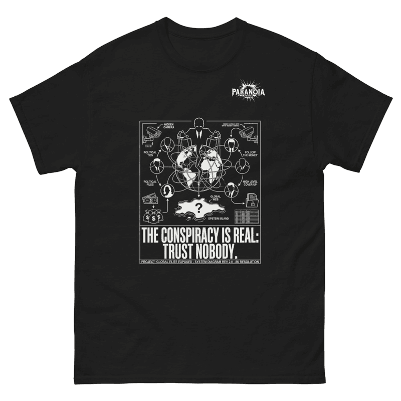 Conspiracy is real - Political Ties - conspiracy t-shirt design by ParanoiaPrints
