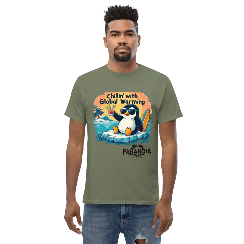 Climate Change — Follow the Money - conspiracy t-shirt design by ParanoiaPrints
