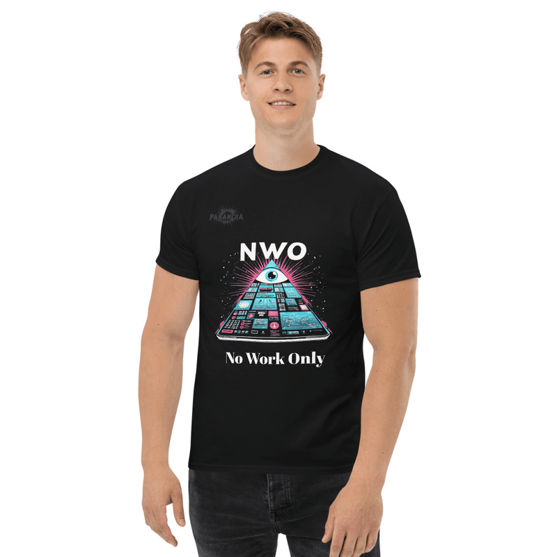 NWO — The Blueprint - conspiracy t-shirt design by ParanoiaPrints