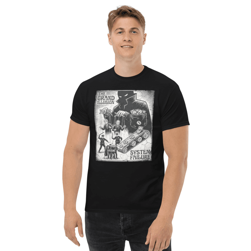 The grand elusion - conspiracy t-shirt design by ParanoiaPrints